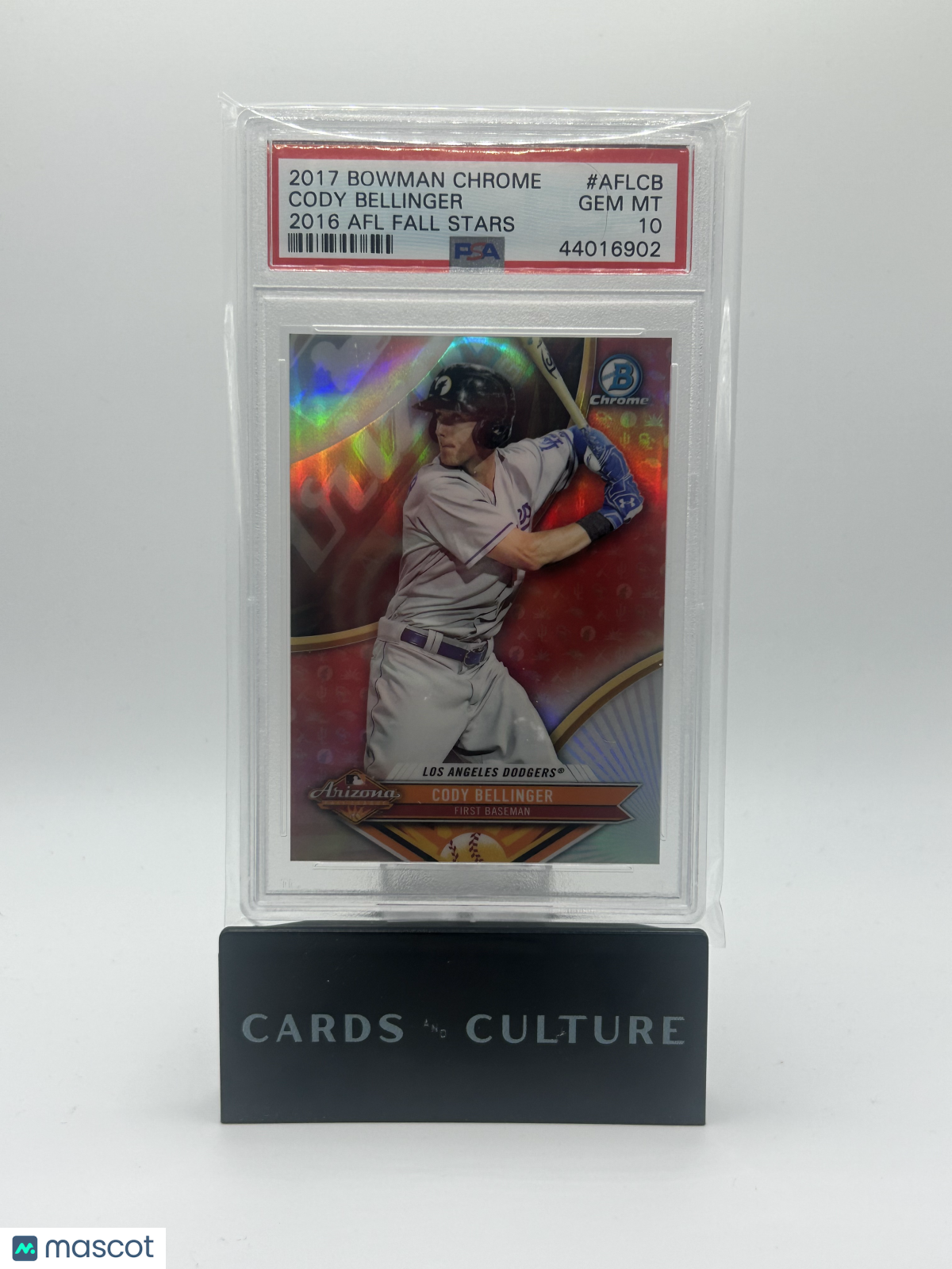 2017 Bowman Chrome 2016 Arizona Fall League Fall Stars Cody Bellinger Afl PSA 10