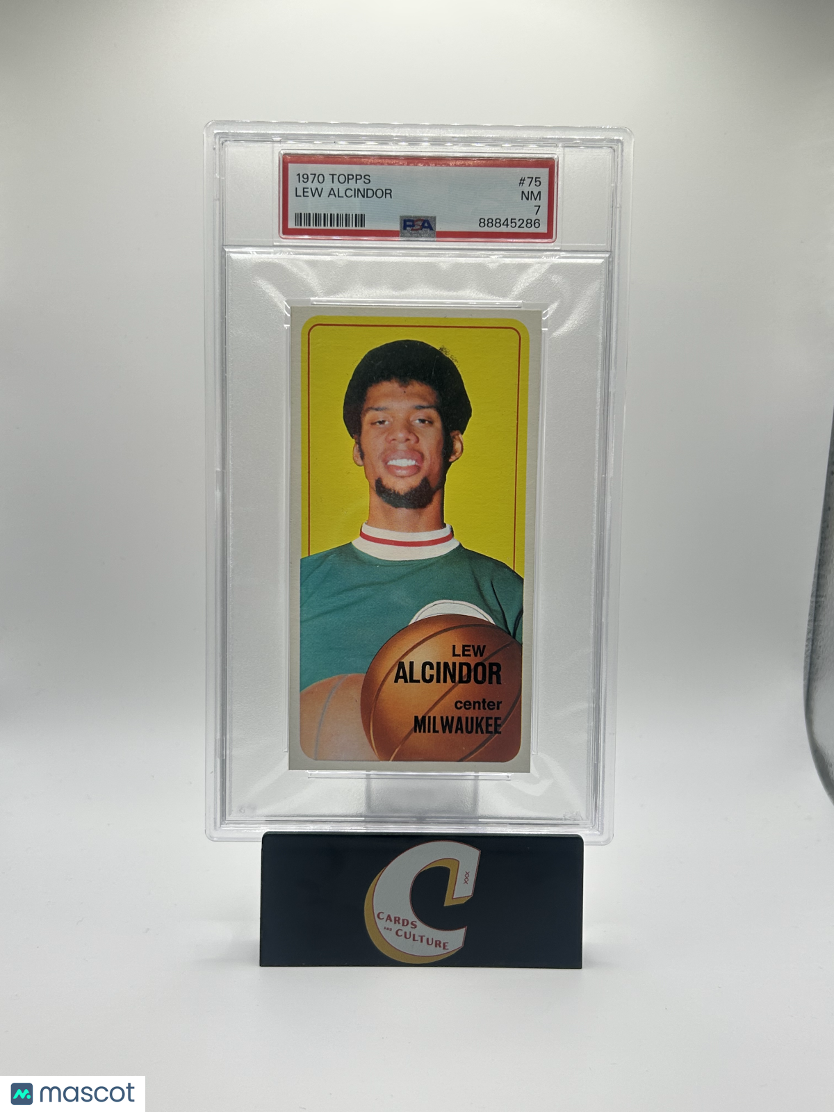1970 Topps Lew Alcindor PSA 7