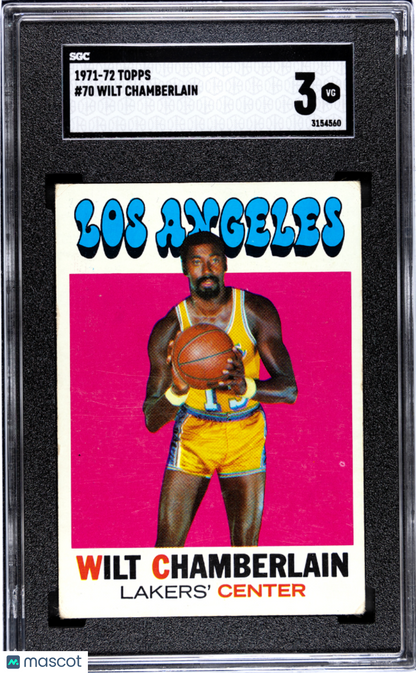 1971 Topps Wilt Chamberlain SGC 3