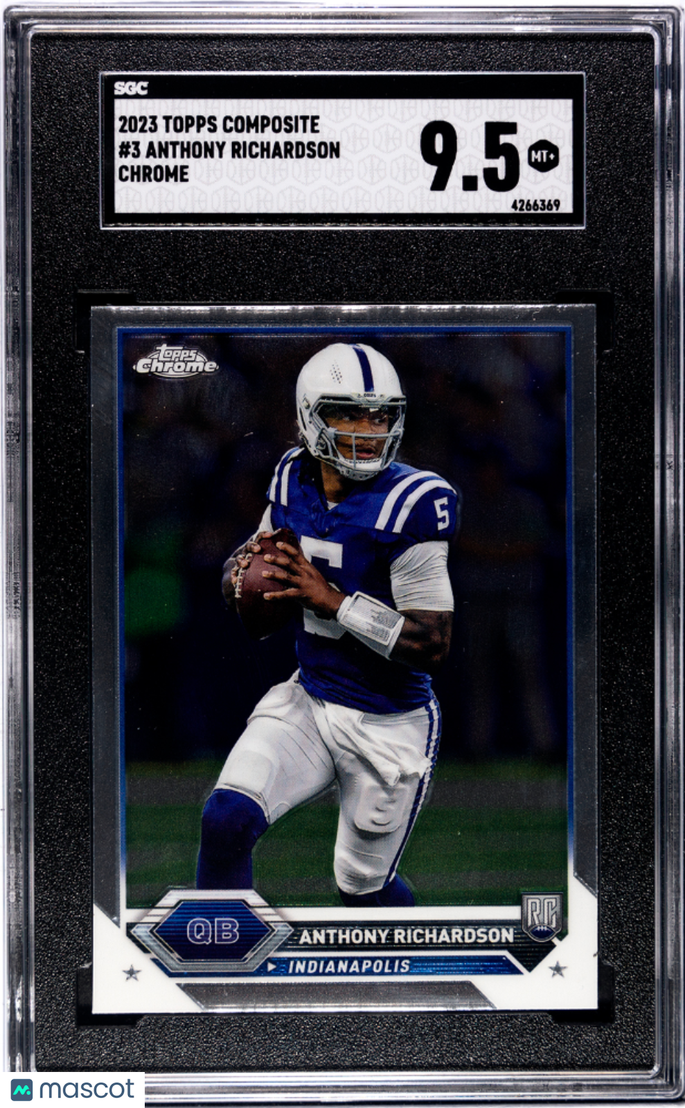 2023 Topps Composite Anthony Richardson Chrome SGC 9.5