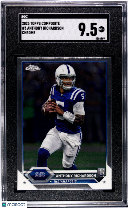 2023 Topps Composite Anthony Richardson Chrome SGC 9.5