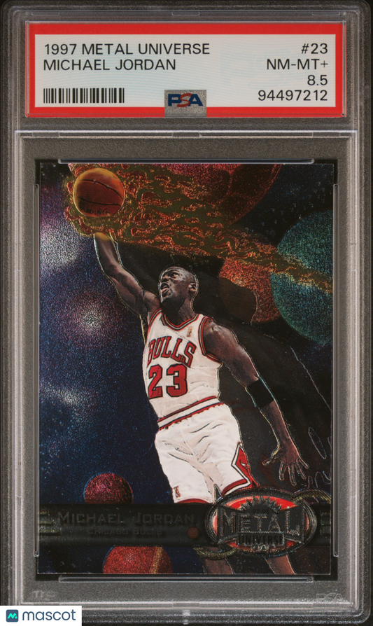 1997 Metal Universe Michael Jordan #23 PSA 8.5