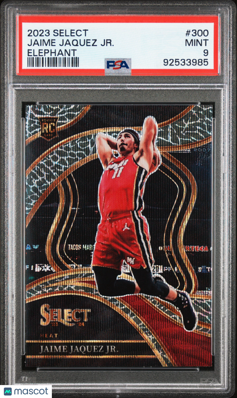 2023 Panini Select Jaime Jaquez JR. Elephant SSP PSA 9
