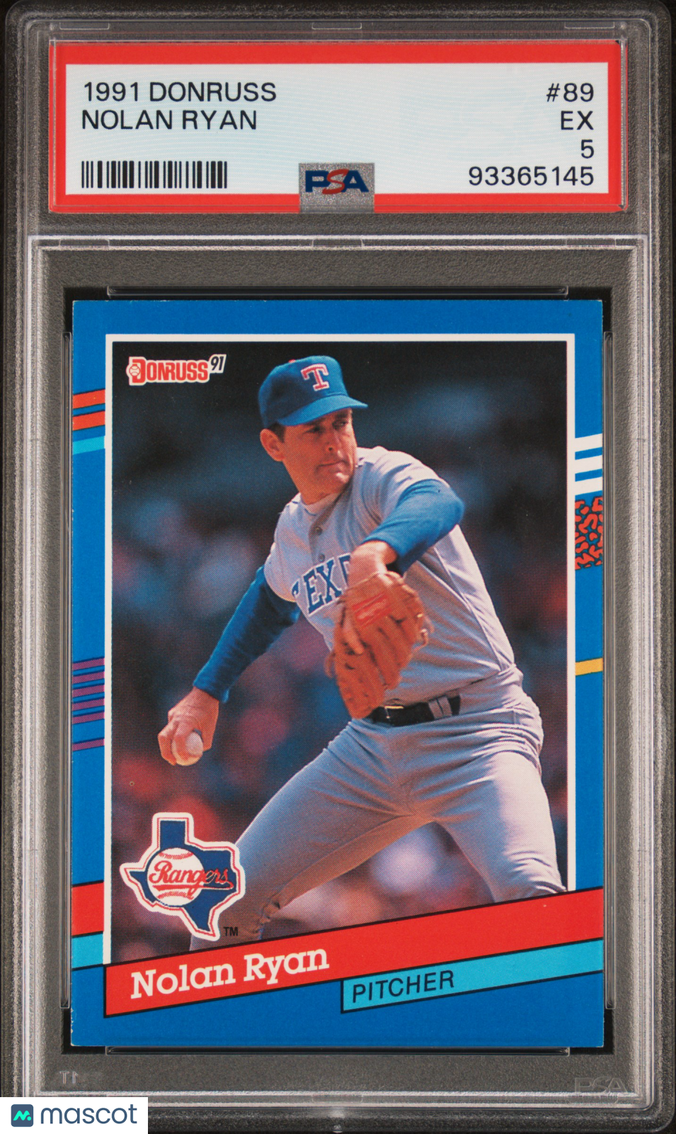 1991 Donruss Nolan Ryan PSA 5