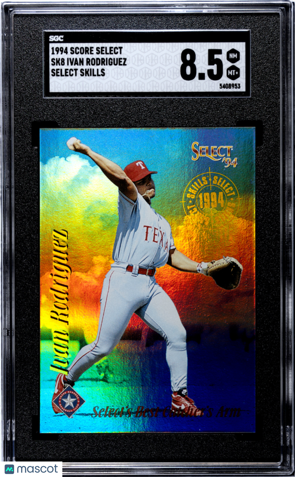 1994 Score Select Ivan Rodriguez Skills SGC 8.5