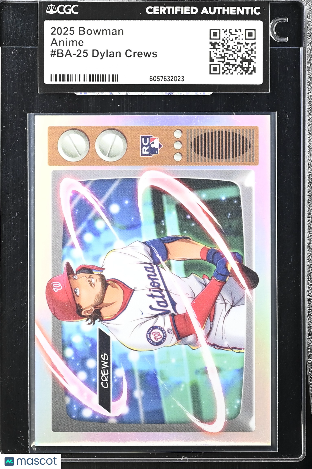 2025 Bowman Dylan Crews Anime CGC Authentic