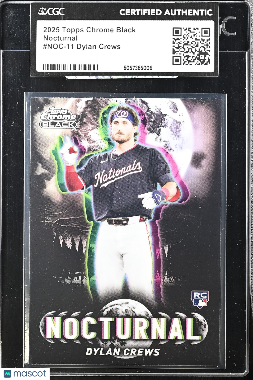 2025 Topps Chrome Black Dylan Crews Nocturnal CGC Authentic