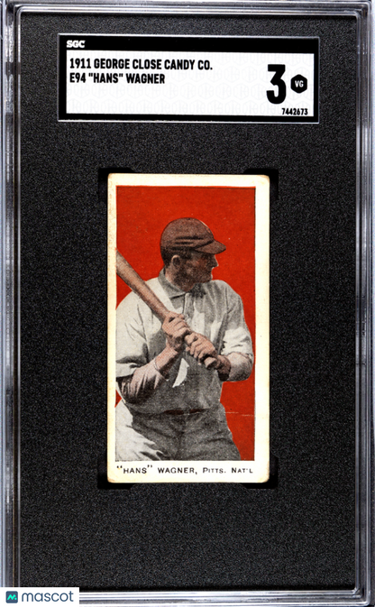 1911 George Close Candy Co. (E94) Hans Wagner SGC 3
