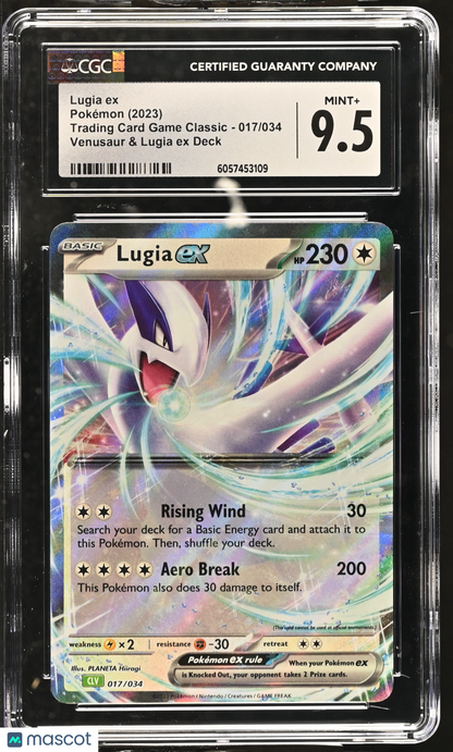 2023 Pokemon Trading Card Game Classic Lugia ex 017/034 CGC 9.5