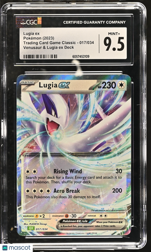 2023 Pokemon Trading Card Game Classic Lugia ex 017/034 CGC 9.5