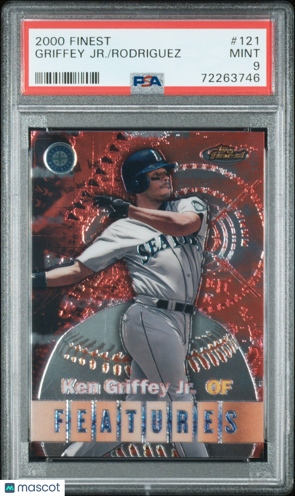 2000 Finest Griffey JR. Rodriguez PSA 9