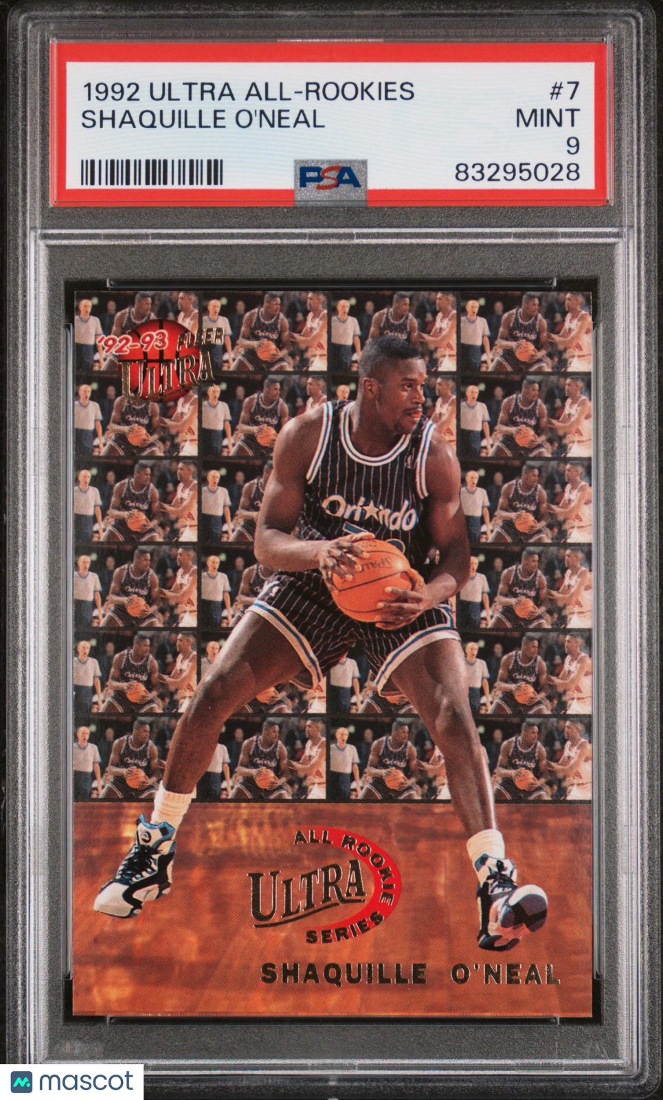 1992 Ultra All-Rookies Shaquille O'Neal #7 PSA 9