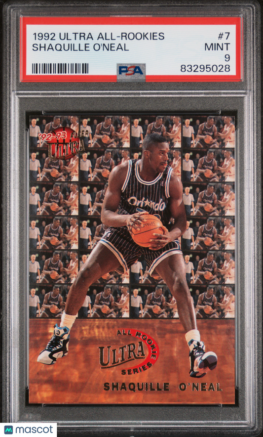 1992 Ultra All-Rookies Shaquille O'Neal #7 PSA 9