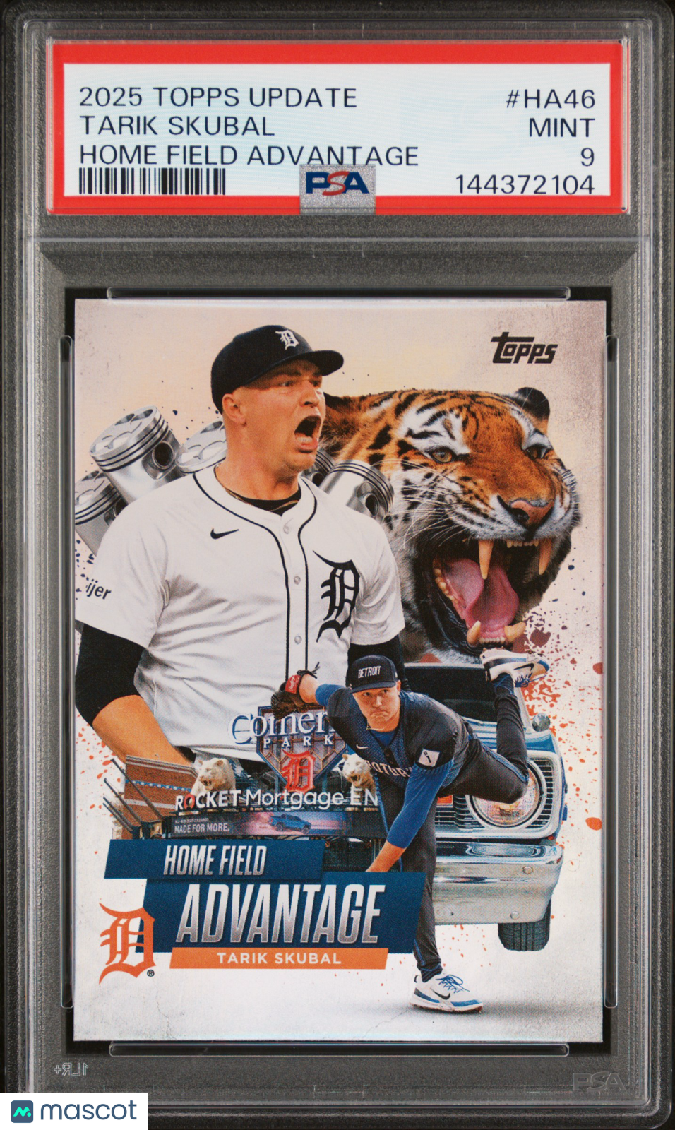 2025 Topps Update Home Field Advantage Tarik Skubal PSA 9