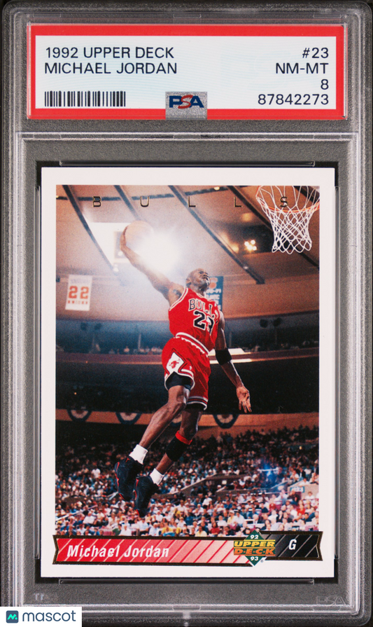 1992 Upper Deck Michael Jordan #23 PSA 8