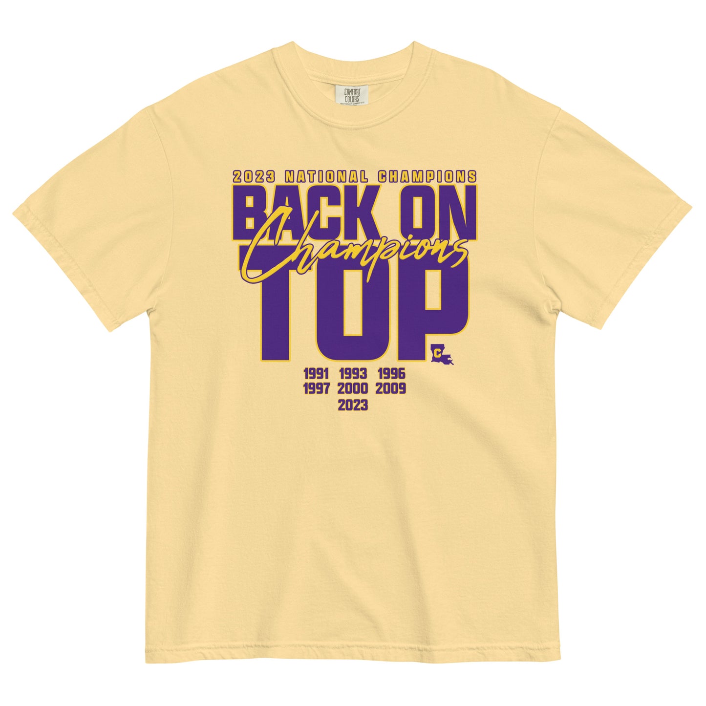 Back On Top Men’s garment-dyed heavyweight t-shirt