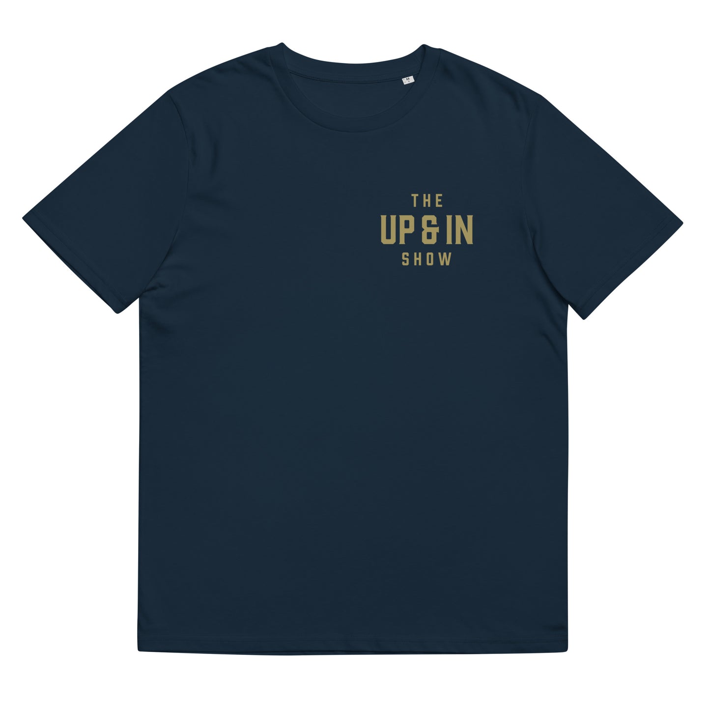Up and In Corner Pocket Unisex organic cotton t-shirt