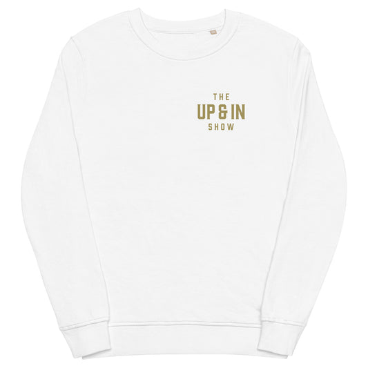 Up and In Unisex organic sweatshirt