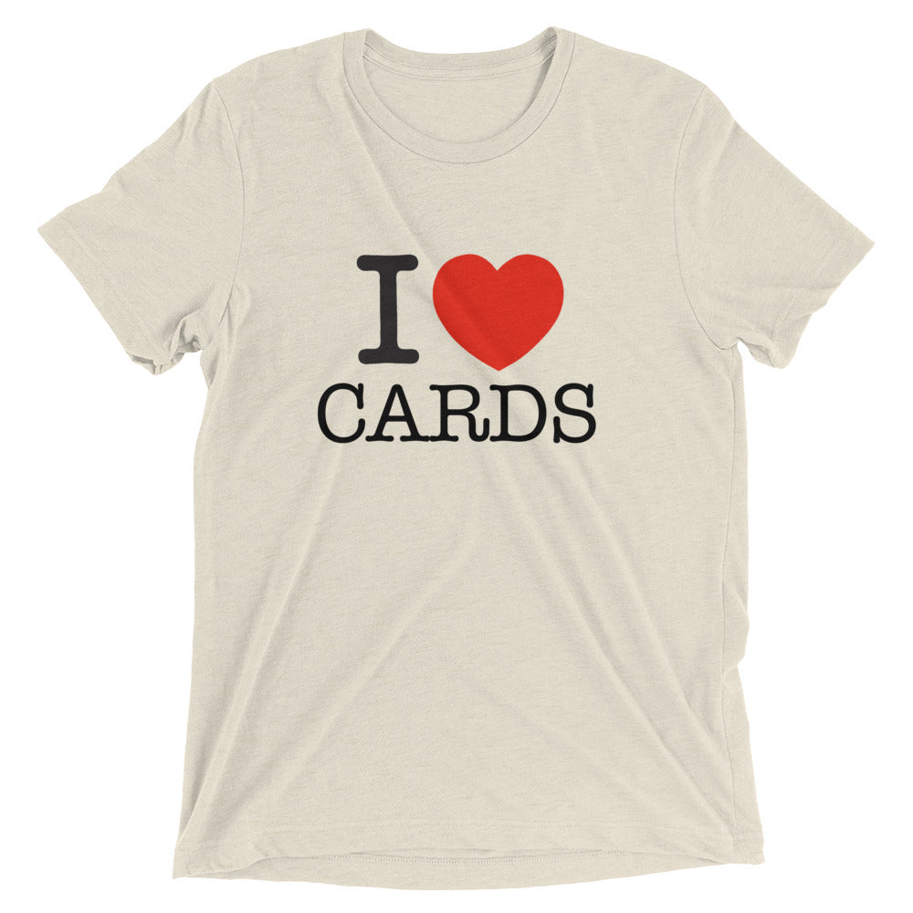 "I LOVE CARDS" Short sleeve t-shirt