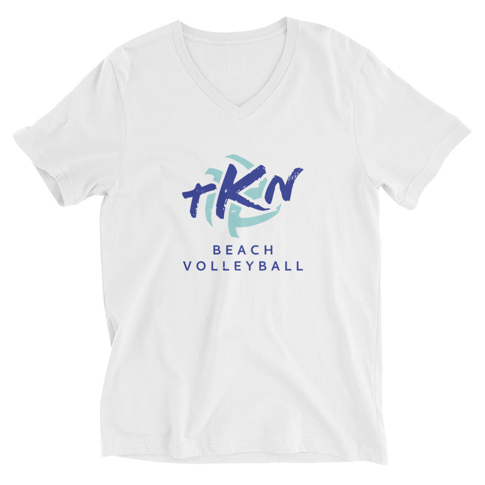 TKN Unisex Short Sleeve Bella + Canvas V-Neck T-Shirt