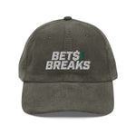 Bets and Breaks Vintage corduroy cap