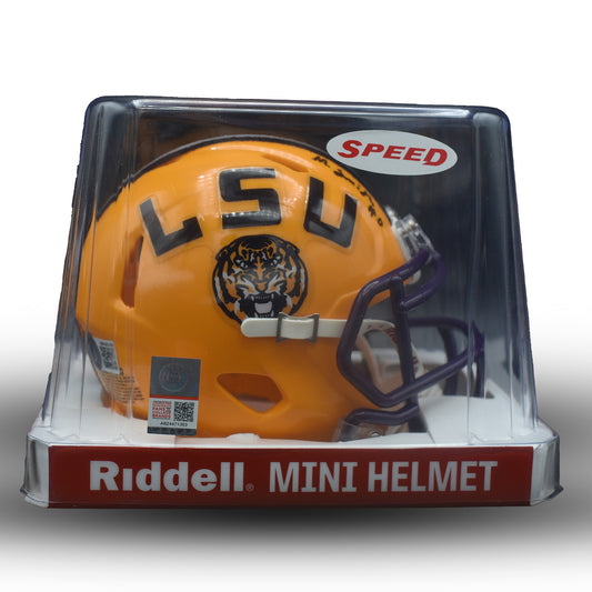 Maason Smith Signed Riddell Speed Mini Helmet