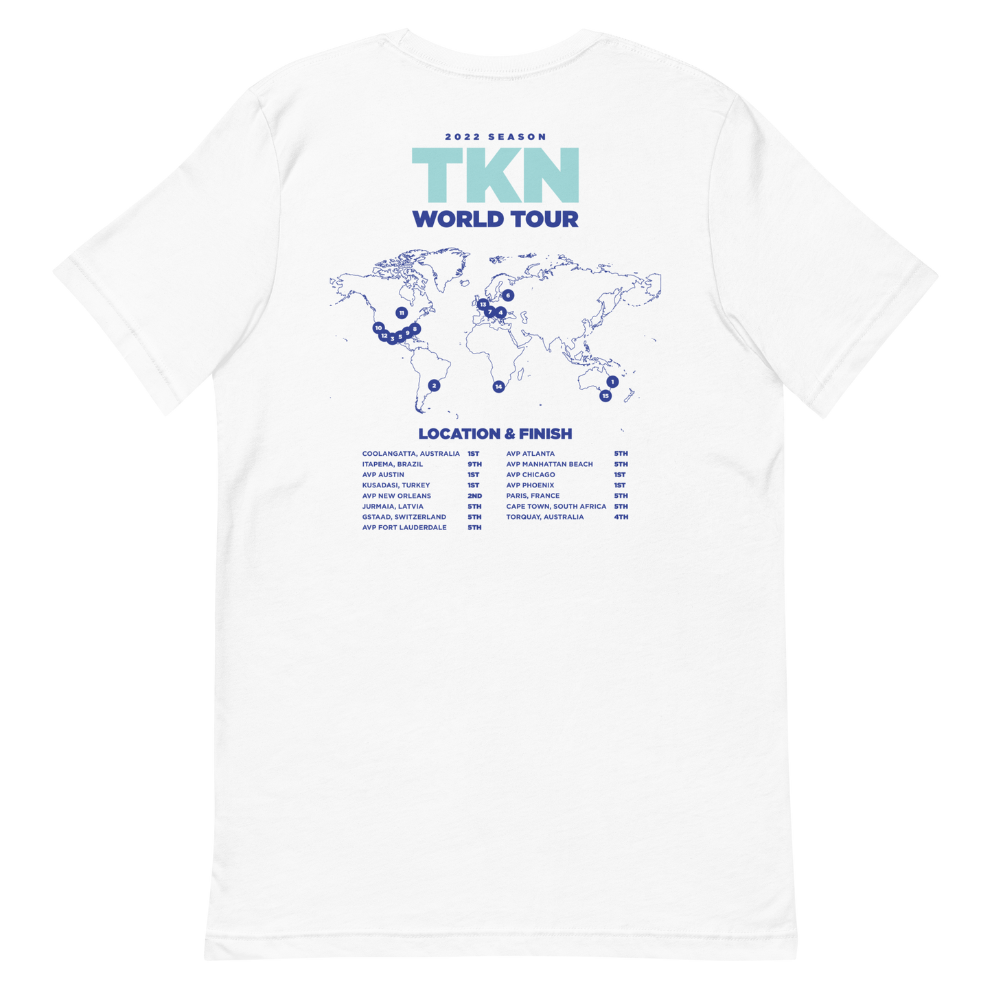 TKN Beach Volleyball World Tour T-Shirt